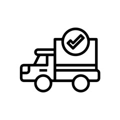Truck icon symbol vector illustration
