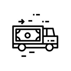Truck icon symbol vector illustration
