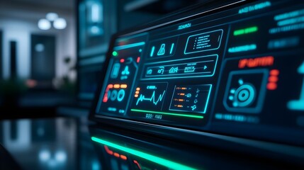 Futuristic Interface Control Panel