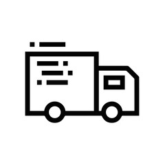 Truck icon symbol vector illustration
