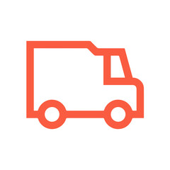 Truck icon symbol vector illustration
