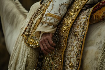 A Regal Symbol of Wealth and Tradition: The Wise Man's Touch onCamel Saddle