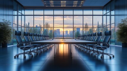 Contemporary conference room. architecture conference rooms. Ultra realistic. Photorealistic hypermaximalist advertising photography hyper realistic fine detail