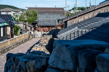 長崎県壱岐市勝本の町並み