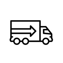 Truck icon symbol vector illustration
