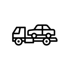 Truck icon symbol vector illustration
