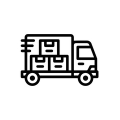Truck icon symbol vector illustration
