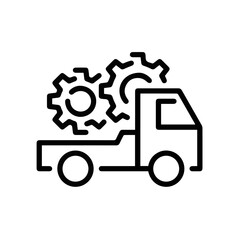 Truck icon symbol vector illustration
