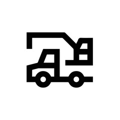 Truck icon symbol vector illustration
