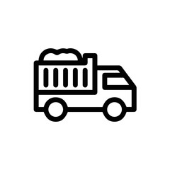 Truck icon symbol vector illustration
