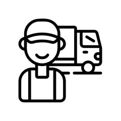 Truck icon symbol vector illustration
