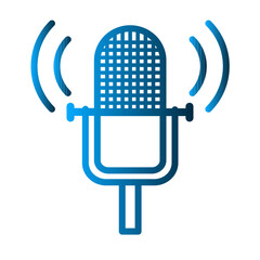 Mic icon template