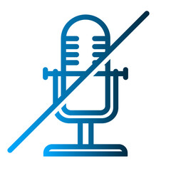 Mic icon template