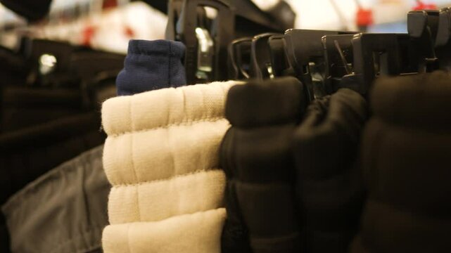 Pants on hangars in clearance section of department store - 2