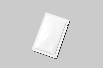 Blank sachet white