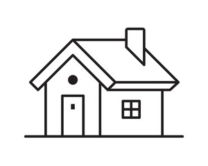 Vector Home Icon Symbol. House Icon Symbol