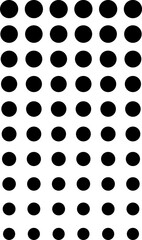 Circles Pattern. Memphis Element Geometric Illustration