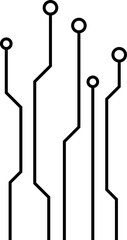 Tech Lines Design Element