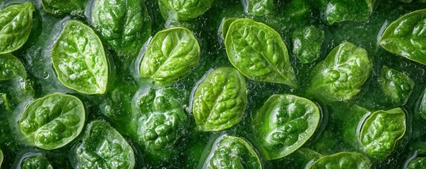 Obraz premium Refreshing Green Detox Soup A Delicious Healthy Lunch with Organic Greens, Perfect for Weight Loss and Gut Health