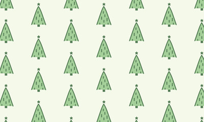 Vector Hand Drawn Christmas Tree Background Wallpaper