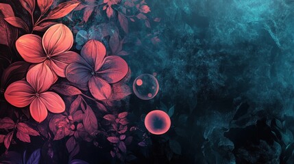 Enchanting Floral Wonderland: A Dreamy Underwater Escape