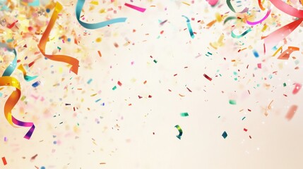 Vibrant Confetti Celebration Background