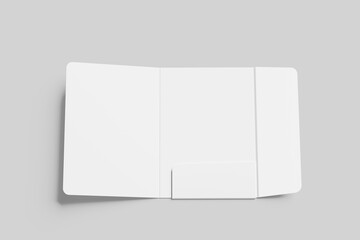 Blank a4 folder white