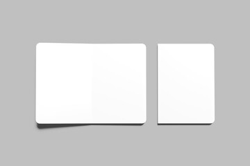 Blank a5 notebook white