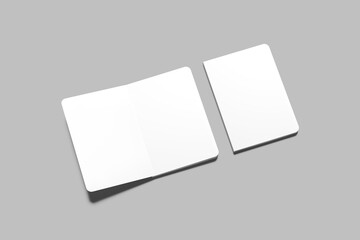 Blank a5 notebook white