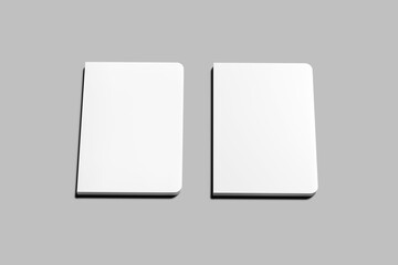 Fototapeta premium Blank a5 notebook white