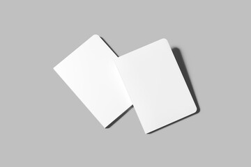 Blank a5 notebook white