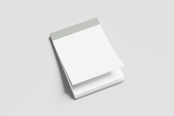 Blank a6 notebook white