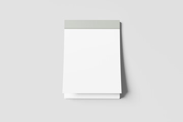 Blank a6 notebook white