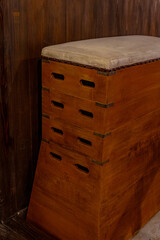 Jumping boxes used in Japanese PE.