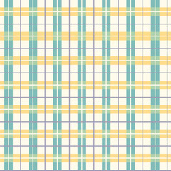 Classic tartan plaid vector seamless pattern. Colorful geometric background. Abstract madras plaid wallpaper. Scottish check weave fashion print