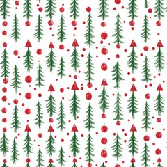 Obraz premium Holiday repetitive tile patterns for wrapping paper for Gift box