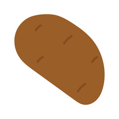 Potato icon. Vegetable Icon on white background. vector illustration.