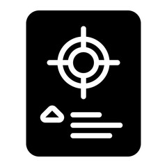 Ad Hoc Survey Solid Icon