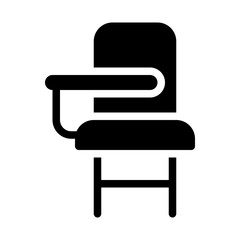 Chair solid icon