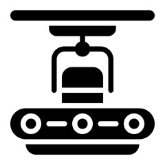 Conveyor Belt solid icon