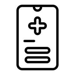 Fototapeta premium Healthcare App icon