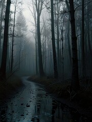 Fototapeta premium morning in the forest