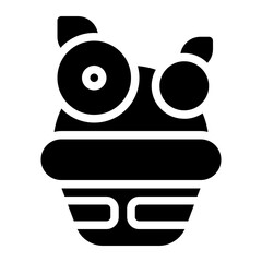 Present Cake Solid Icon