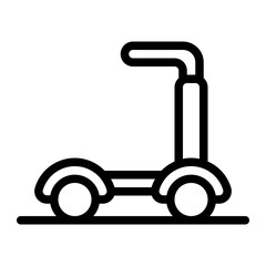 Scooter line icon