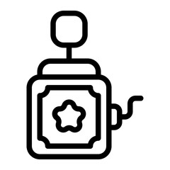 Obraz premium Surprise Box line icon