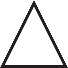 triangle shape geometry line