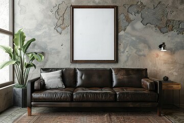 design scene with a frame