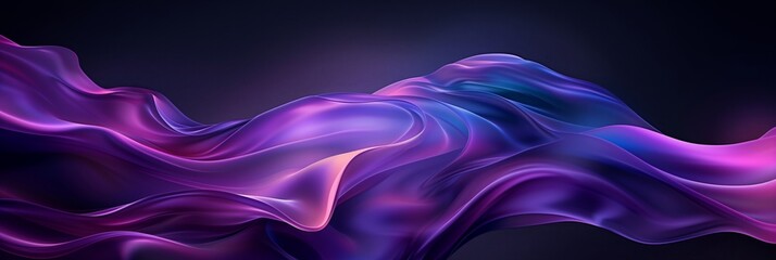 Abstract purple and blue background with smooth curves and lines, creating an elegant and futuristic wallpaper for digital art or design projects.