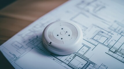 Smoke Detector on Construction Plans