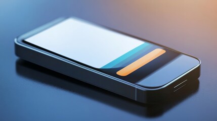 Sleek Smartphone Wallet Symbolizing Future Finance